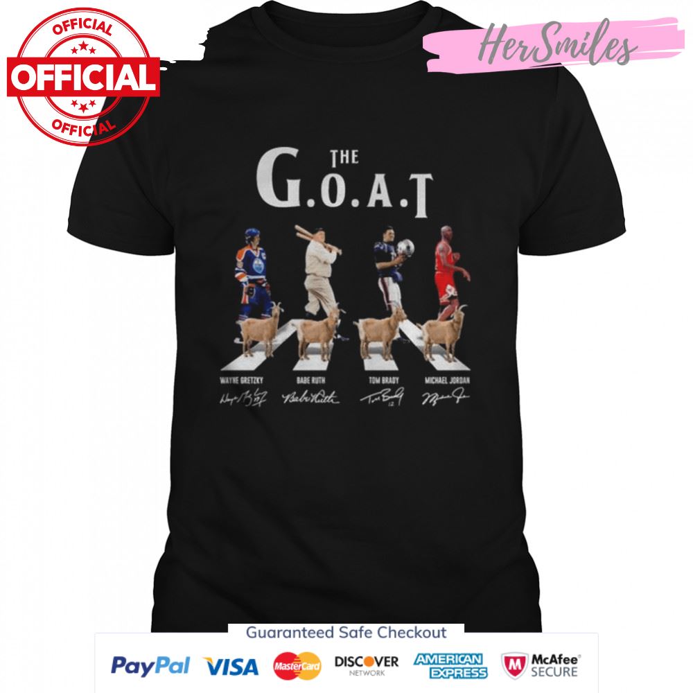 The Goat Abbey Road signatures 2022 shirt The Goat Abbey Road signatures 2022 shirt