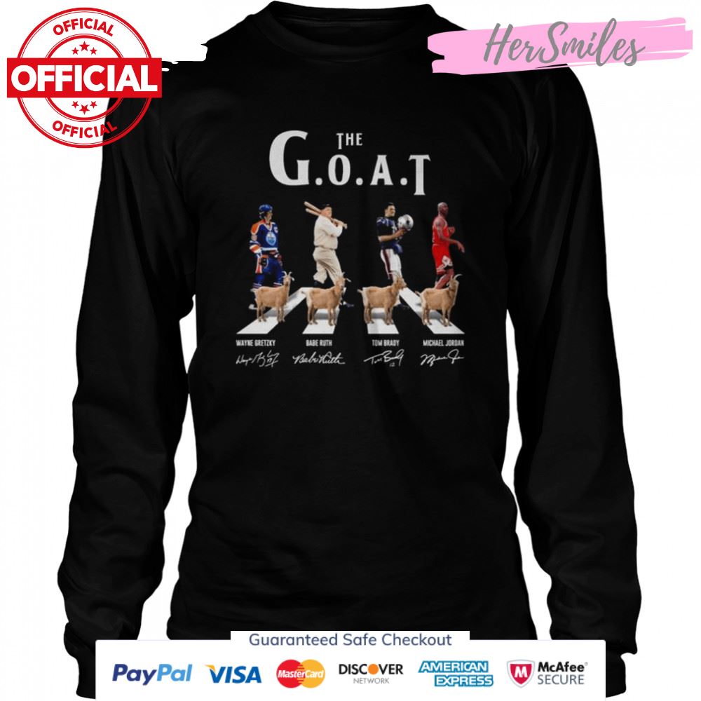 The Goat Abbey Road signatures 2022 shirt The Goat Abbey Road signatures 2022 shirt