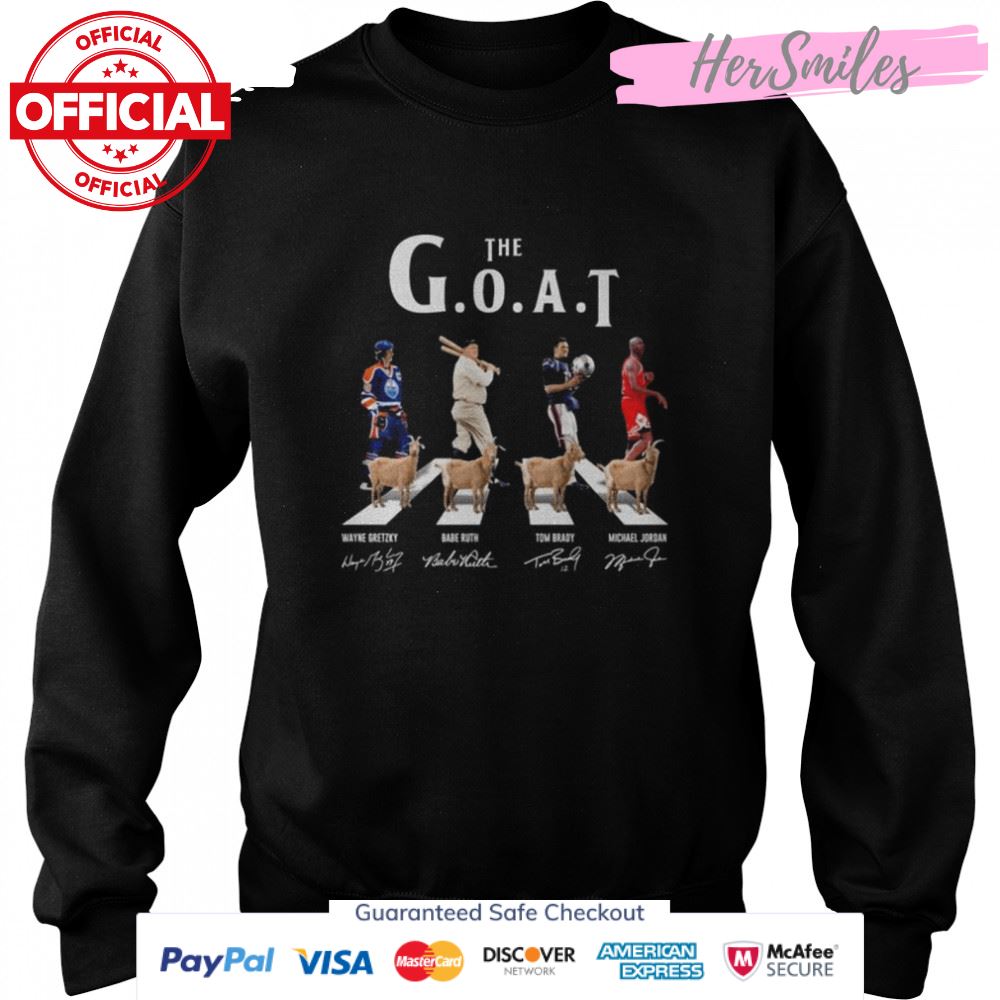 The Goat Abbey Road signatures 2022 shirt The Goat Abbey Road signatures 2022 shirt