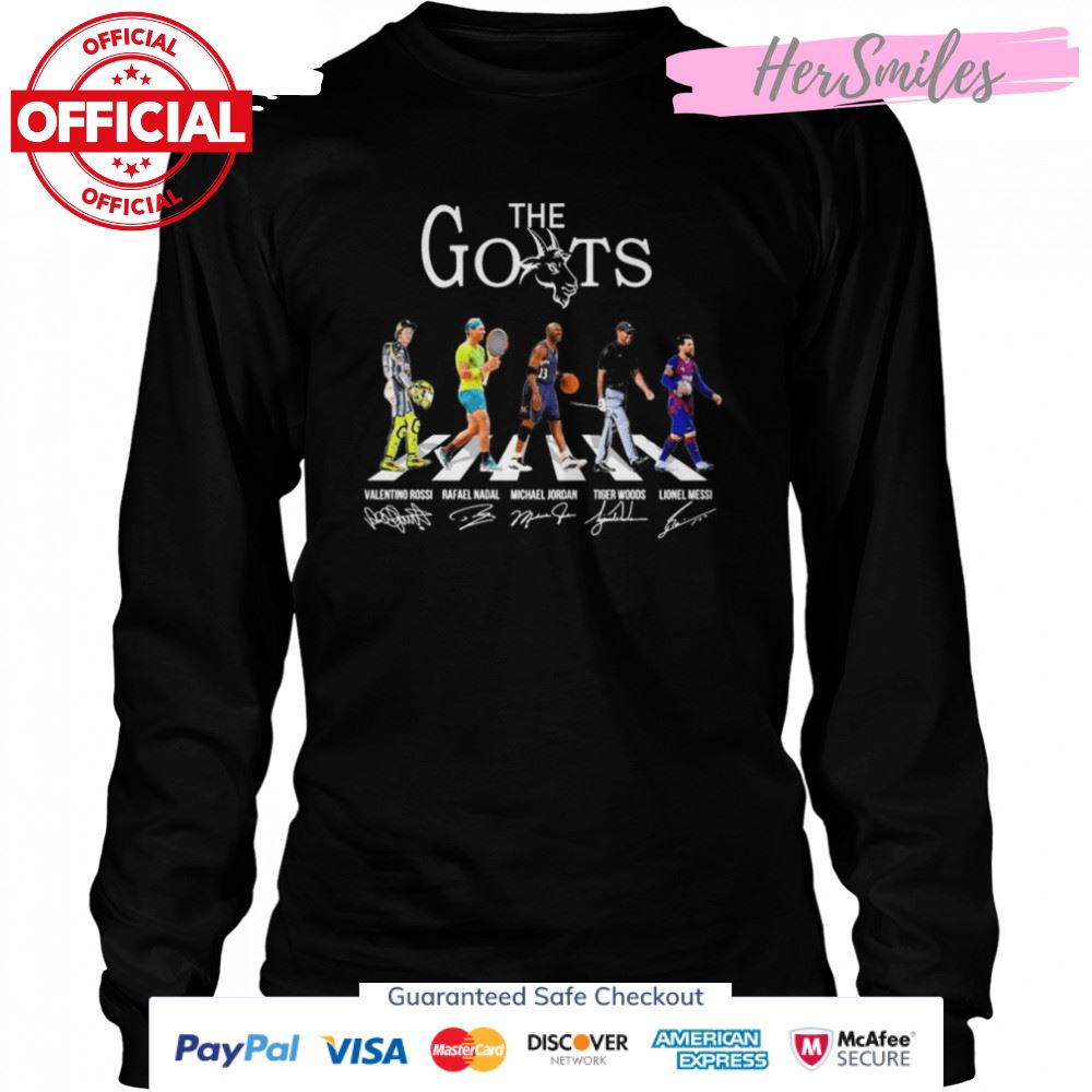 The Goat Best Worlds Players Abbey Road Signatures Shirt The Goat Best Worlds Players Abbey Road Signatures Shirt