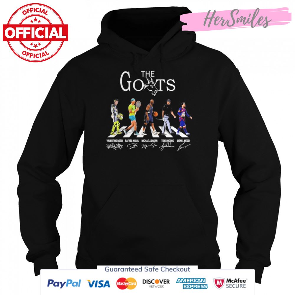 The Goat Best Worlds Players Abbey Road Signatures Shirt The Goat Best Worlds Players Abbey Road Signatures Shirt