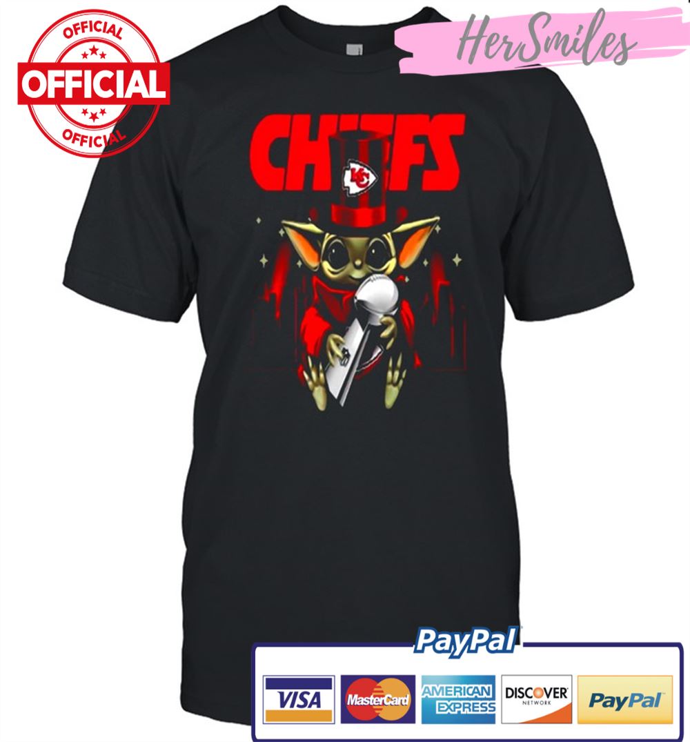 The Kansas City Chiefs With Red Baby Yoda Huf Nfl Cup Champions 2021 shirt