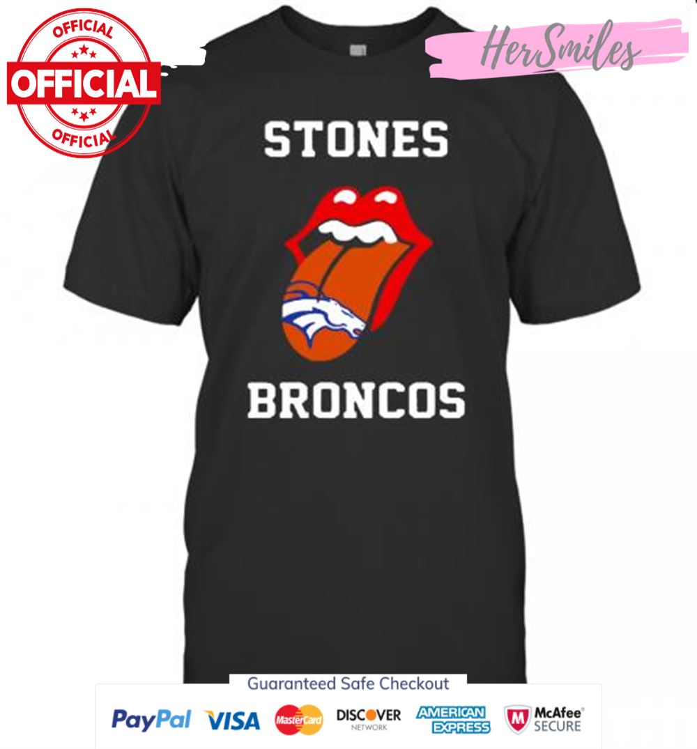 The Rolling Stones Denver Broncos shirt T-Shirt