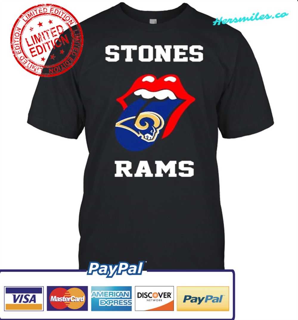 The Rolling Stones Los Angeles Rams 2021 shirt