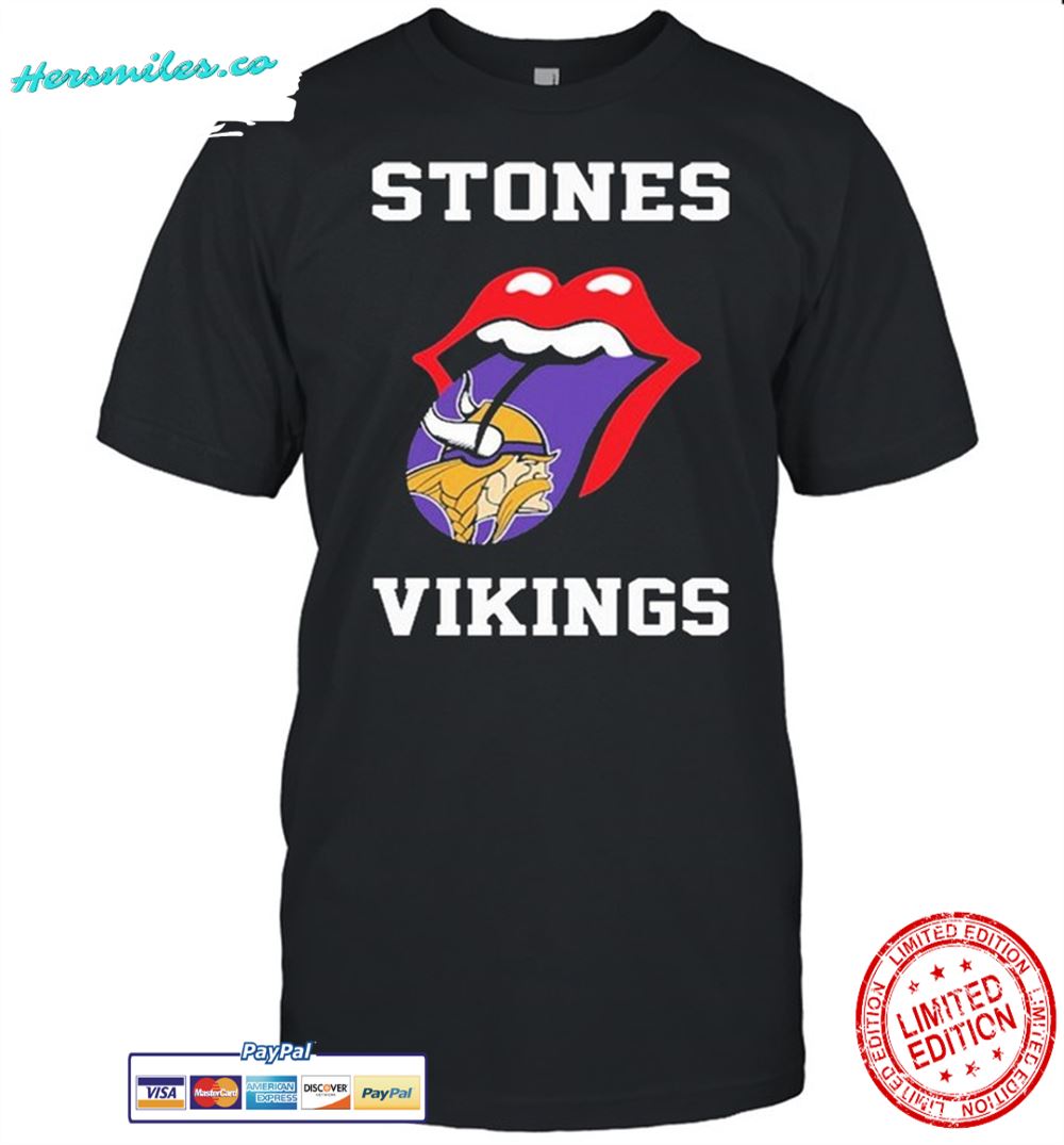 The Rolling Stones Minnesota Vikings 2021 shirt