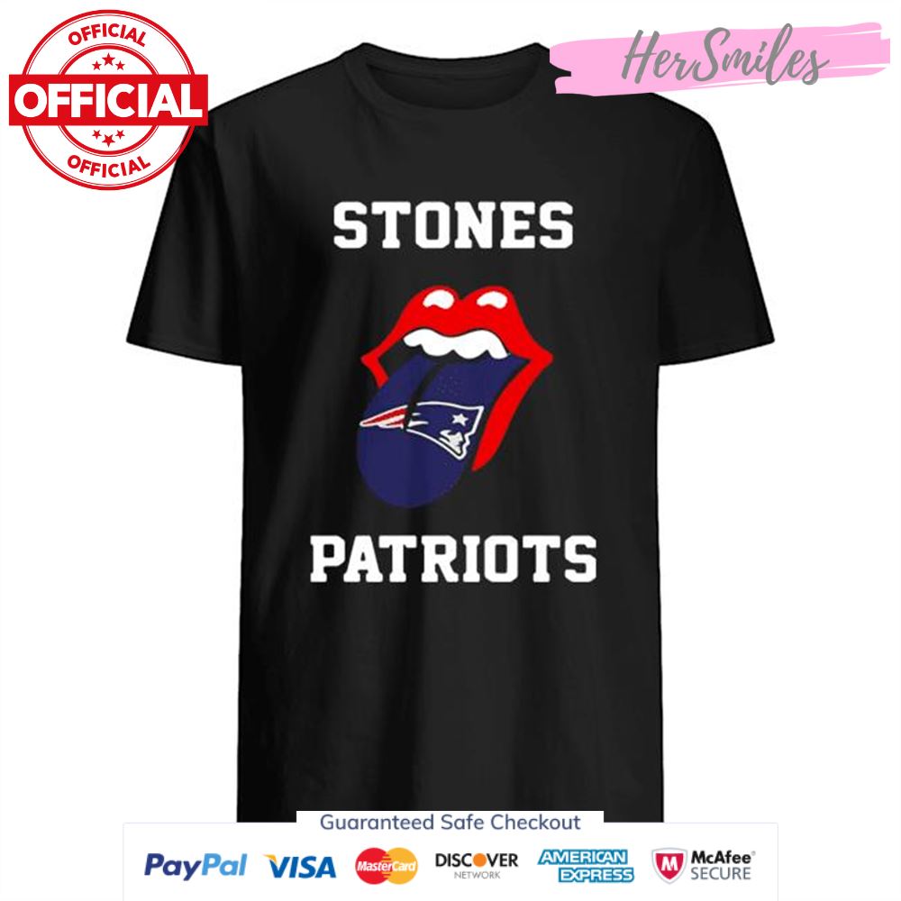 The Rolling Stones New England Patriots shirt