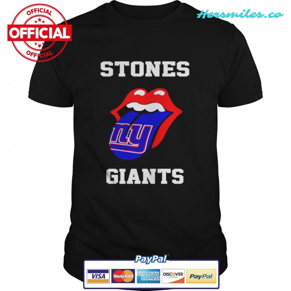 The Rolling Stones New York Giants lips Unisex T-Shirt