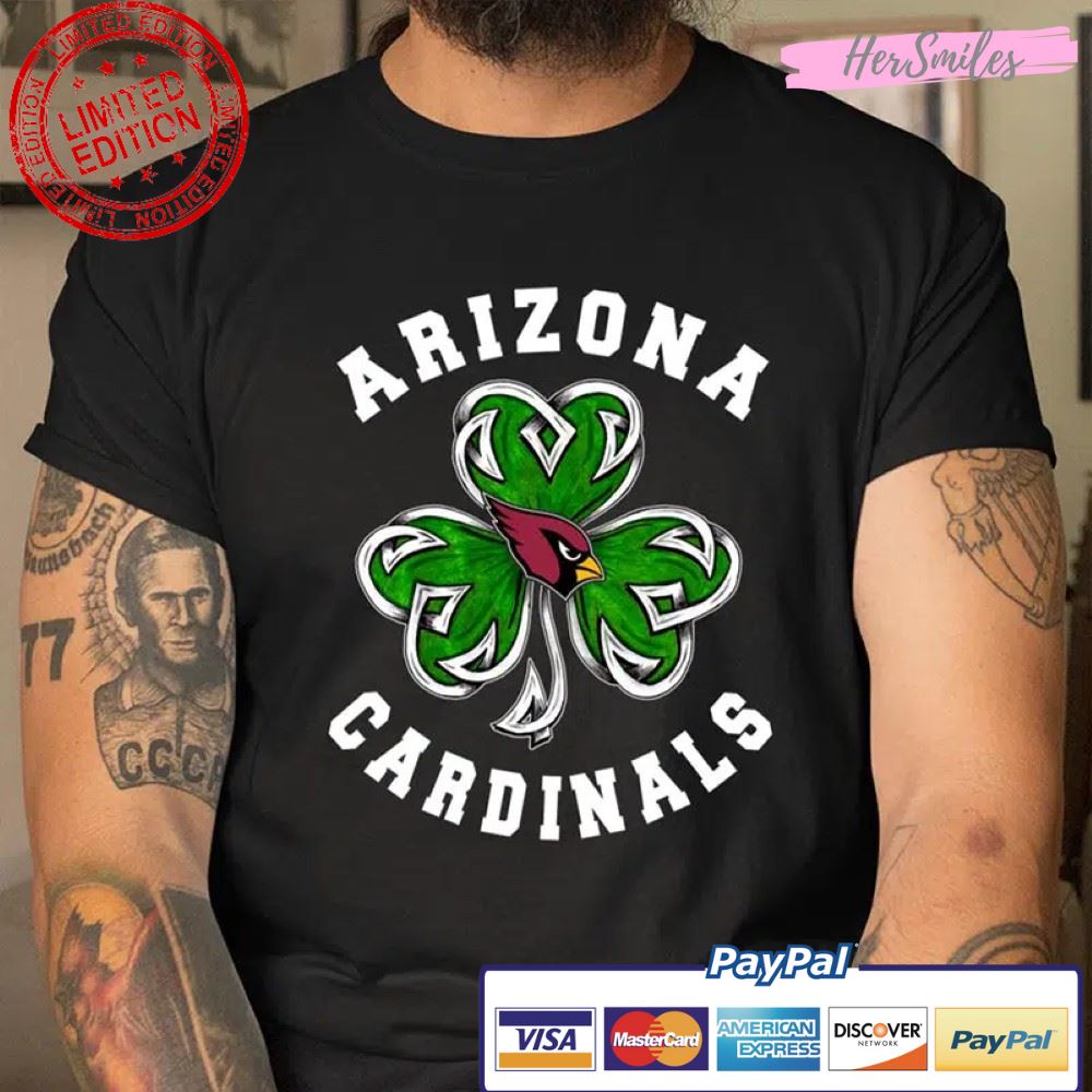 Three Leaf Clover St Patrick’s Day NFL Arizona Cardinals T Shirt