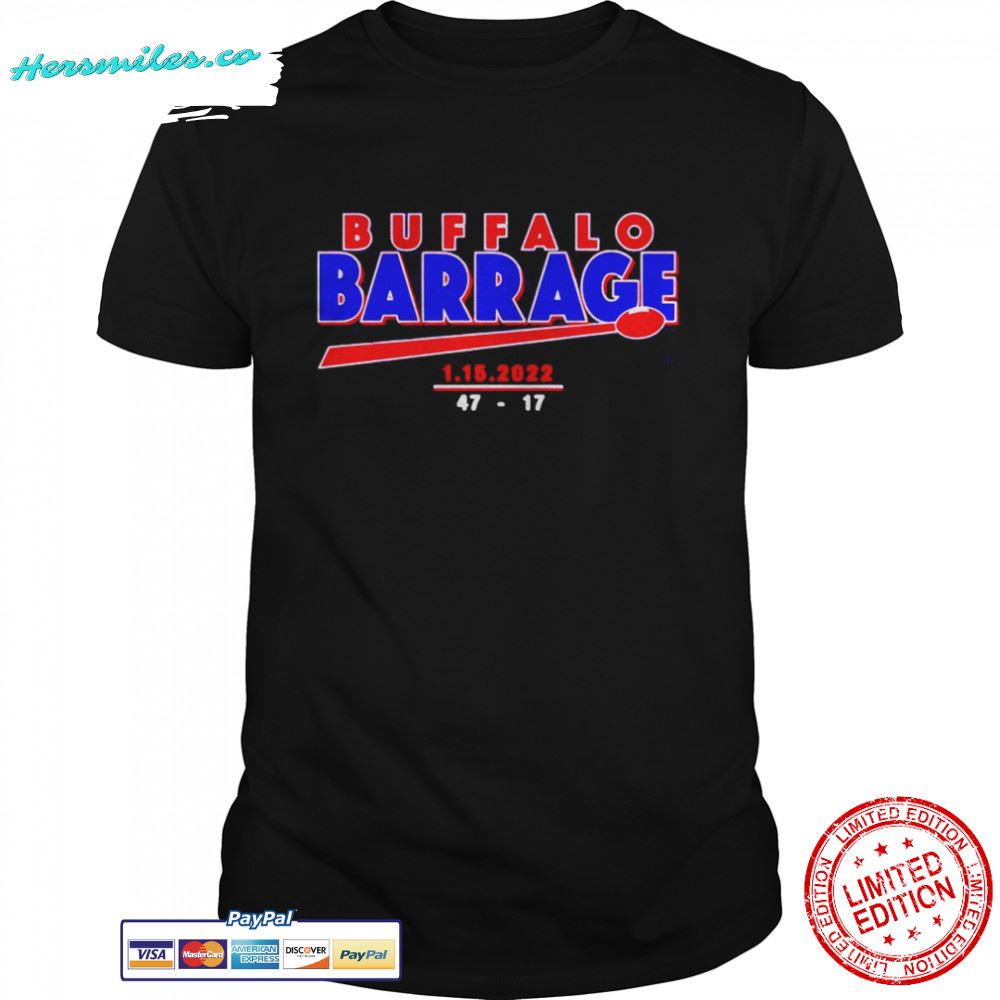 Top buffalo Bills barrage shirt