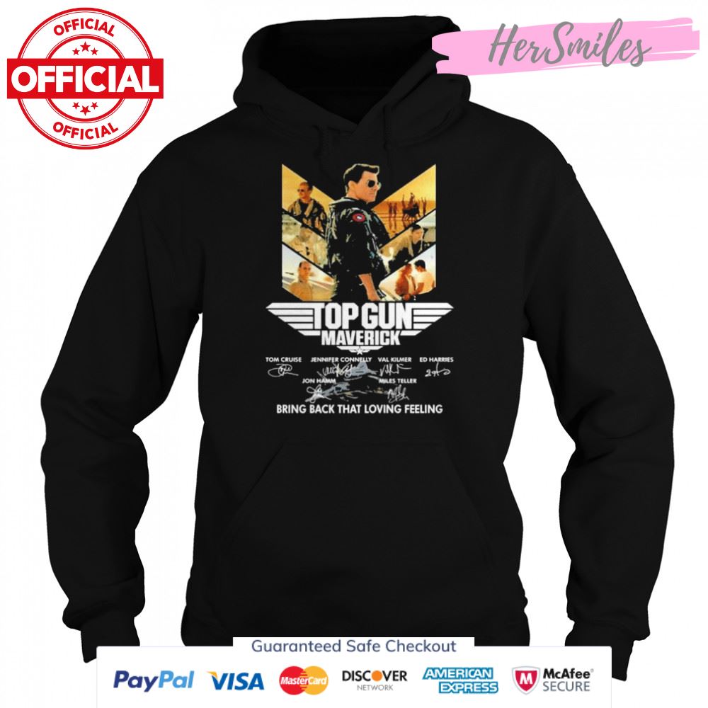 Top Gun Maverick Bring Back That Loving Feeling signatures shirt Top Gun Maverick Bring Back That Loving Feeling signatures shirt