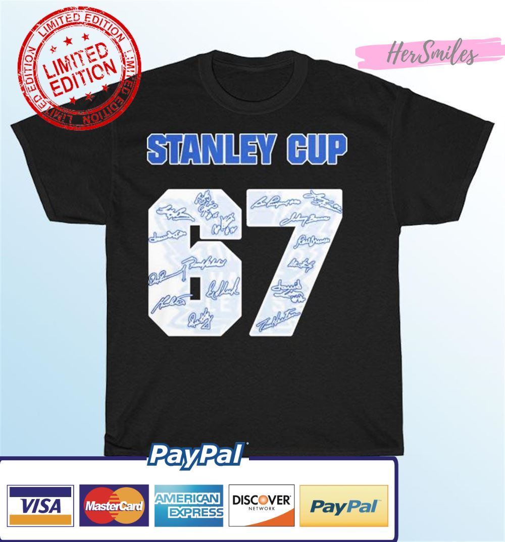 Toronto Maple Leafs Stanley Cup 67 Signatures Unisex T-Shirt Toronto Maple Leafs Stanley Cup 67 Signatures Unisex T-Shirt
