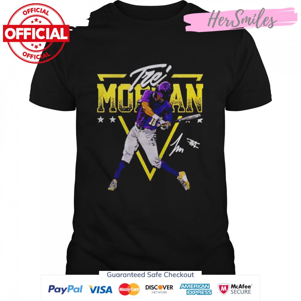 Tre Morgan Louisiana NIL Baseball signatures shirt