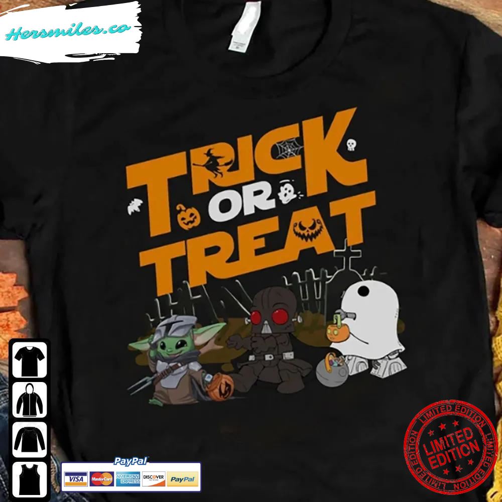 Trick Or Treat Star Wars Halloween Shirt Not So Scary Party T-Shirt