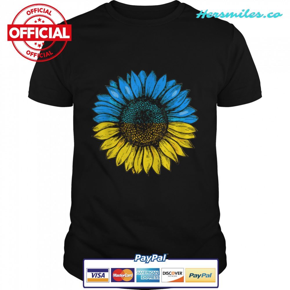 Ukraine Flag Sunflower Ukrainian Flag Vintage Unisex T-Shirt B09VBY5VK7