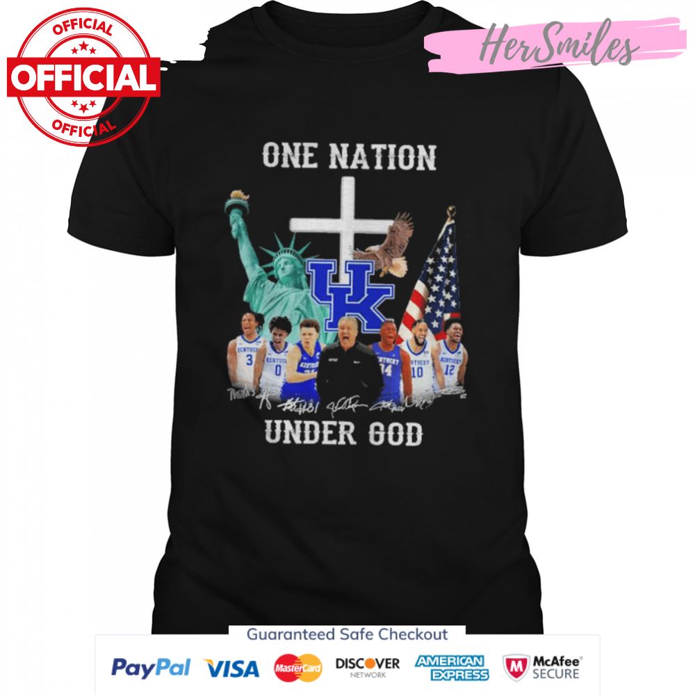 University Of Kentucky One Nation Under God Signatures American T-Shirt