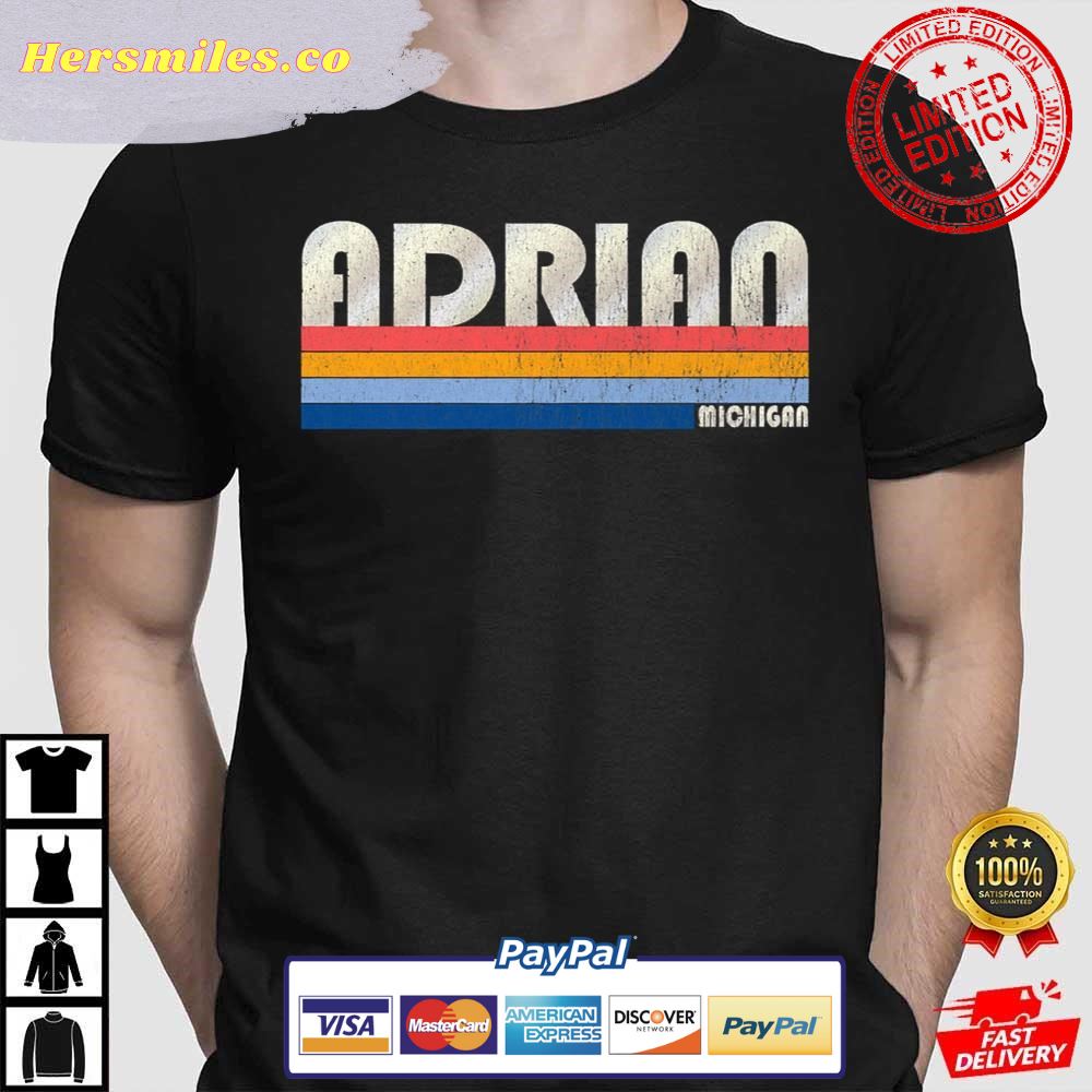 Vintage 70s 80s Style Adrian MI Shirt