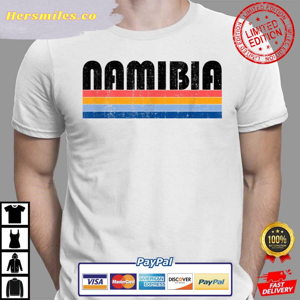 Vintage 70s 80s Style NamibiaShirt