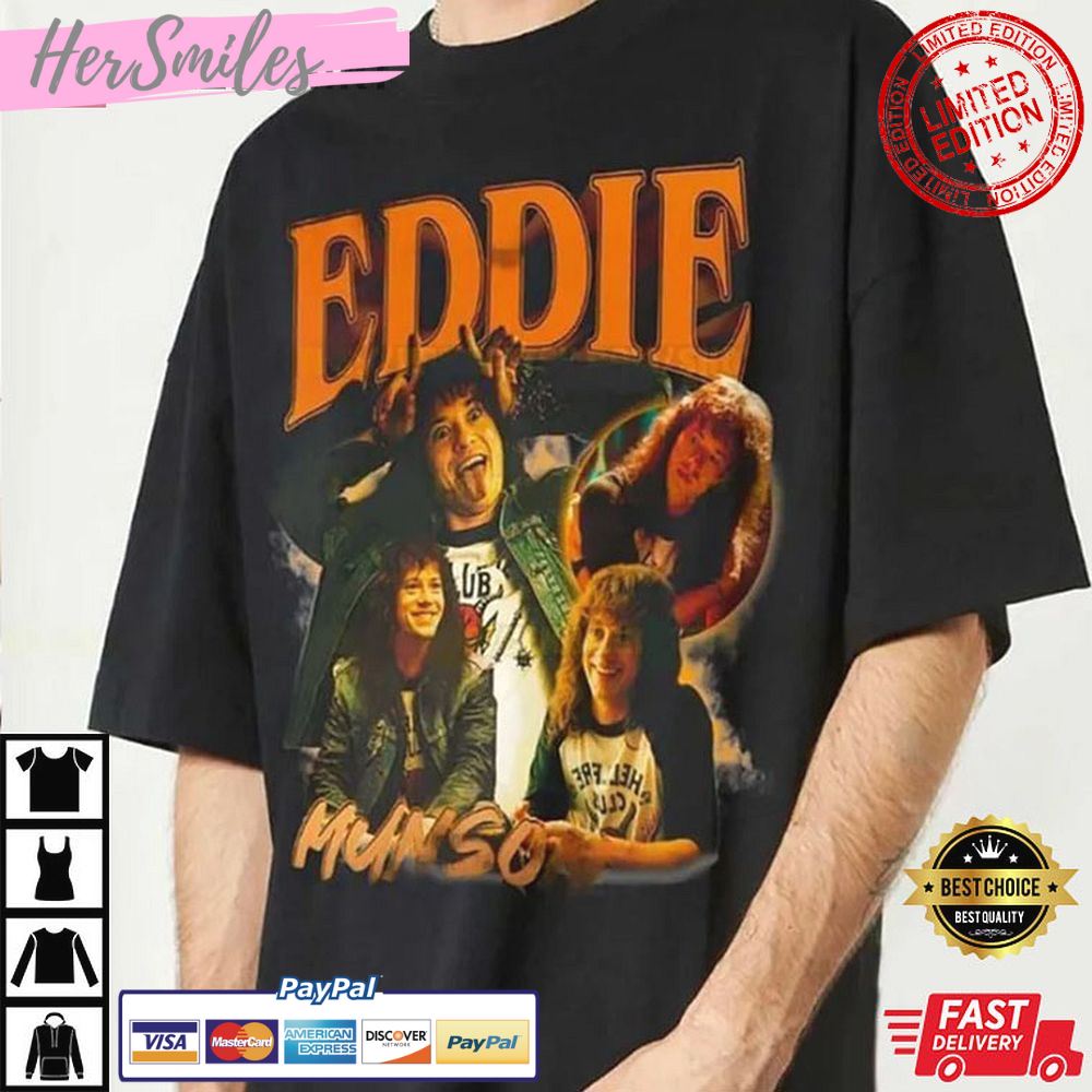 Vintage Eddie Munson Stranger Things 4 Gift For Fan T-Shirt