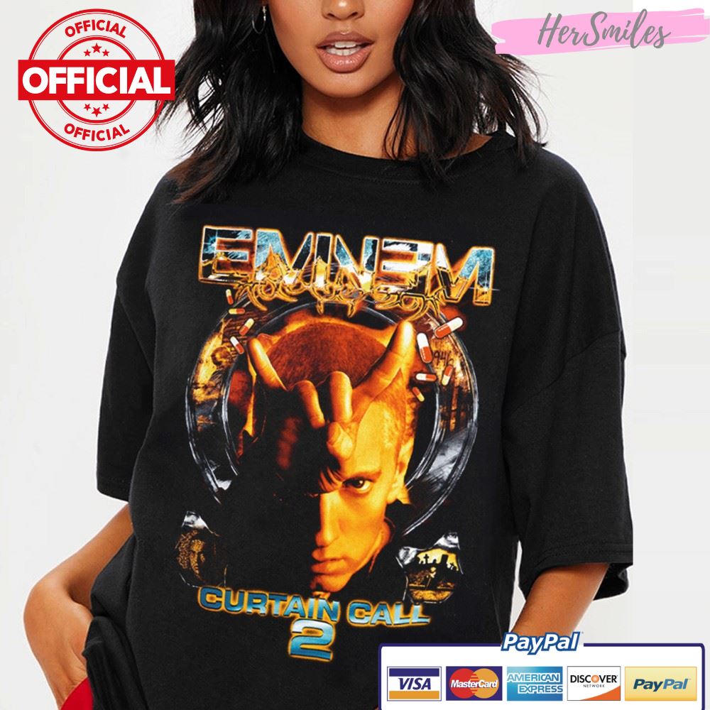 Vintage Eminem Curtain Call 2 T-Shirt Vintage Eminem Curtain Call 2 T-Shirt