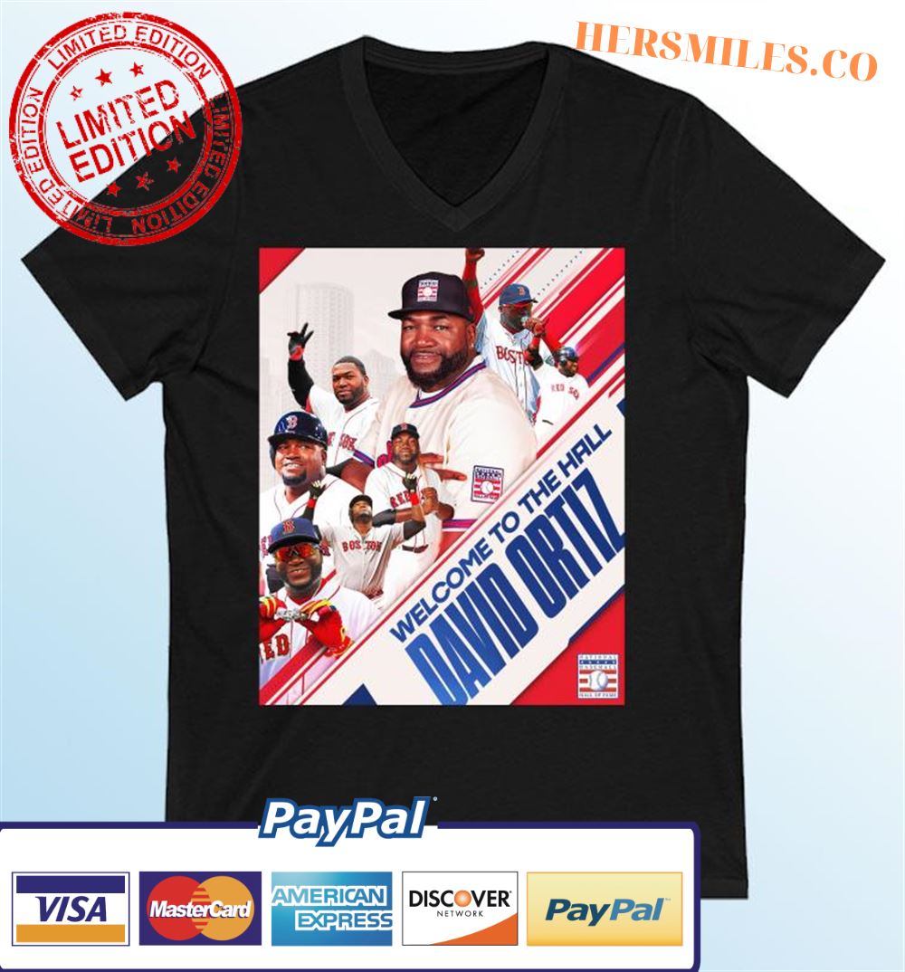 Welcome To The Hall Of Fame David Ortiz Classic T-Shirt