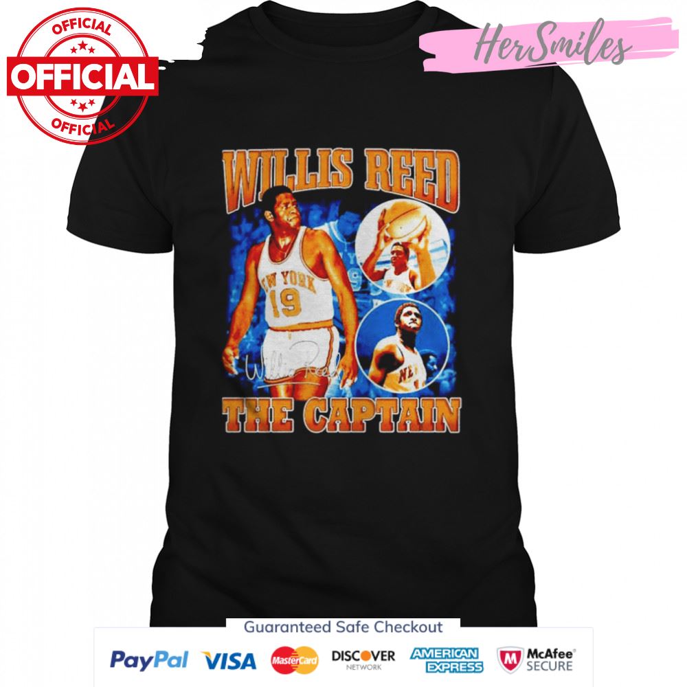 Willis Reed The Captain Legend Signature shirt