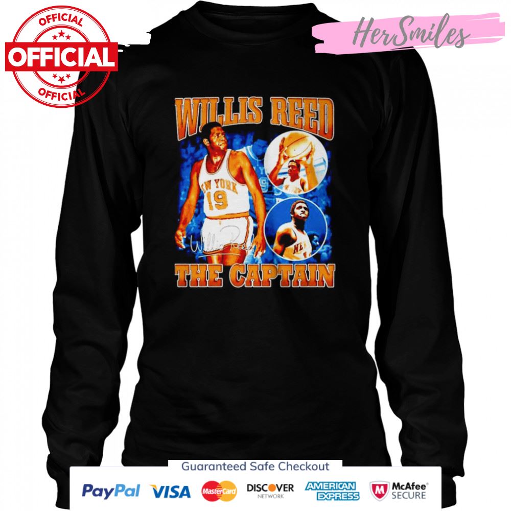 Willis Reed The Captain Legend Signature shirt
