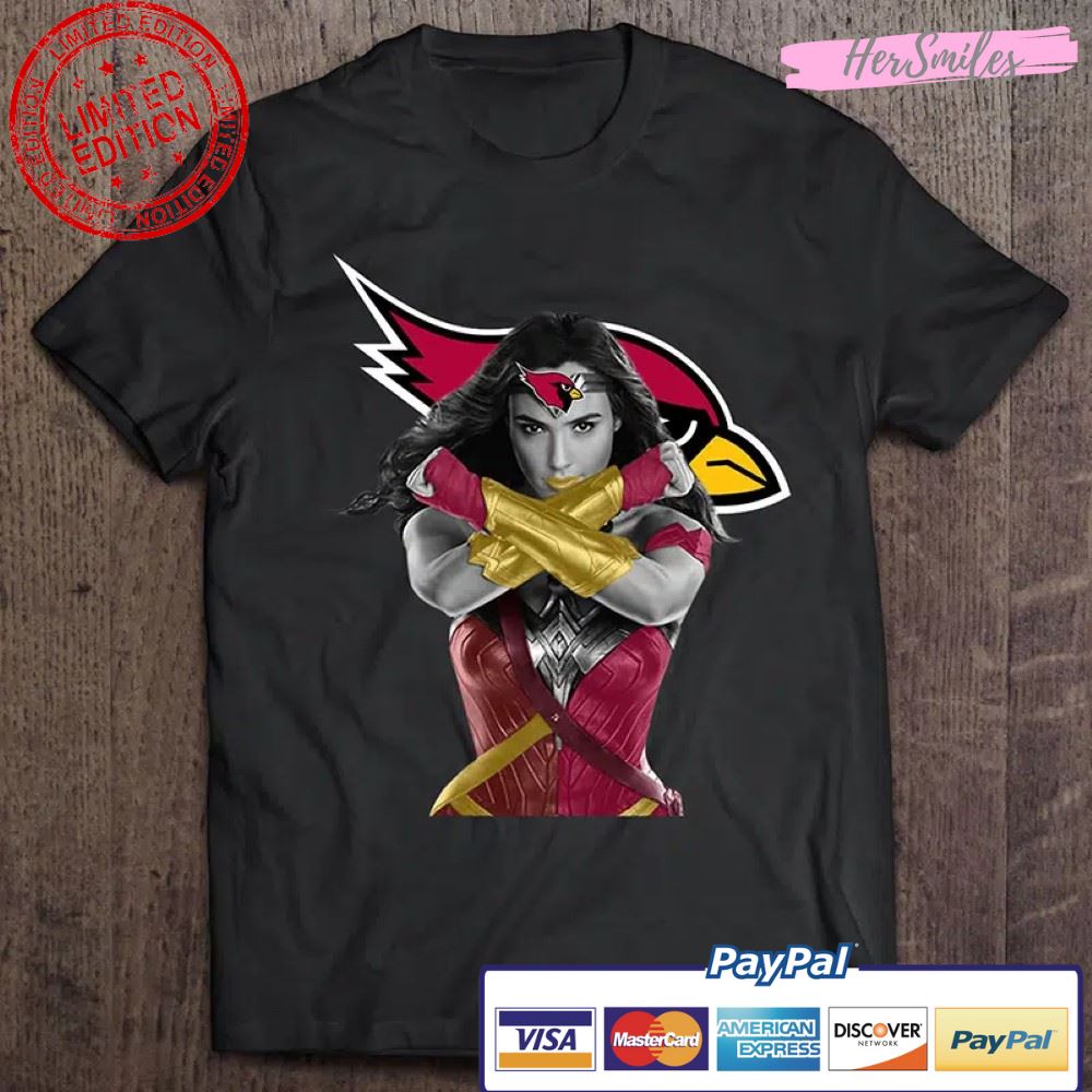 Wonder Woman And Arizona Cardinals Shirt