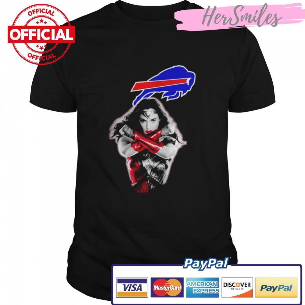 Wonder Woman Buffalo Bills logo T-shirt