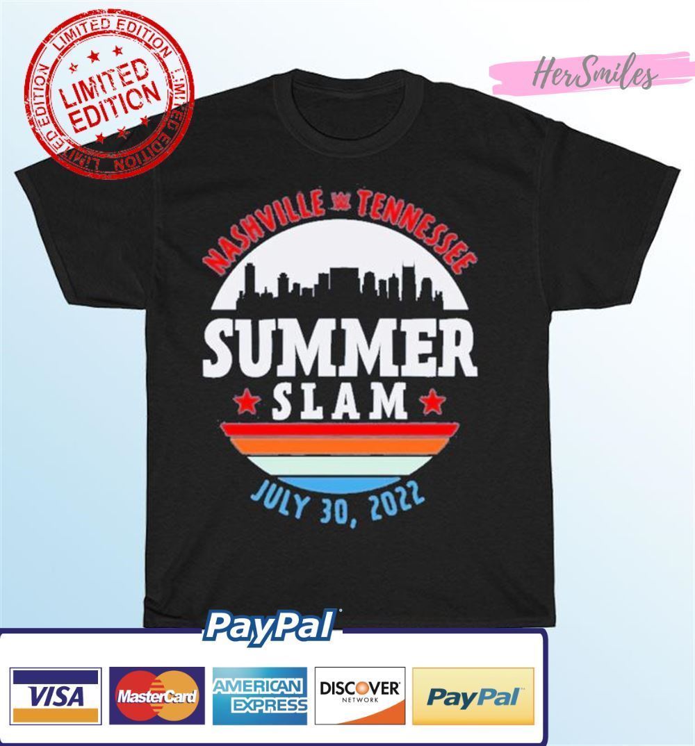 WWE SummerSlam 2022 Skyline Vintage Classic T-Shirt WWE SummerSlam 2022 Skyline Vintage Classic T-Shirt
