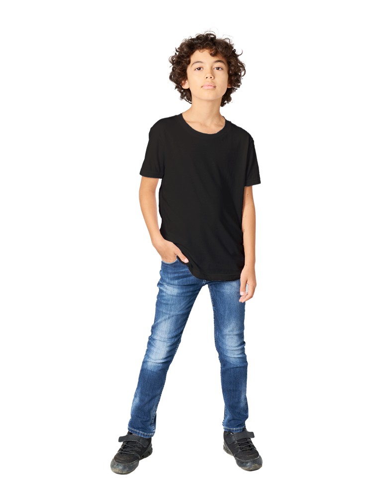 youth black t-shirt