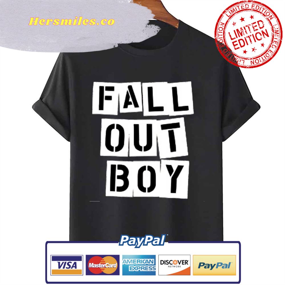 Alphabet Card Fall Out Boy Unisex T-Shirt Alphabet Card Fall Out Boy Unisex T-Shirt