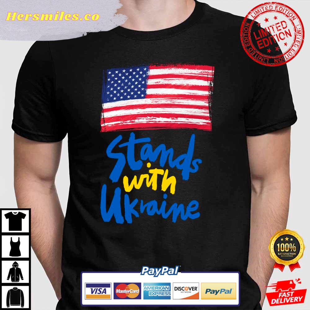 America sStands With Ukraine  Support Ukraine T-Shirt