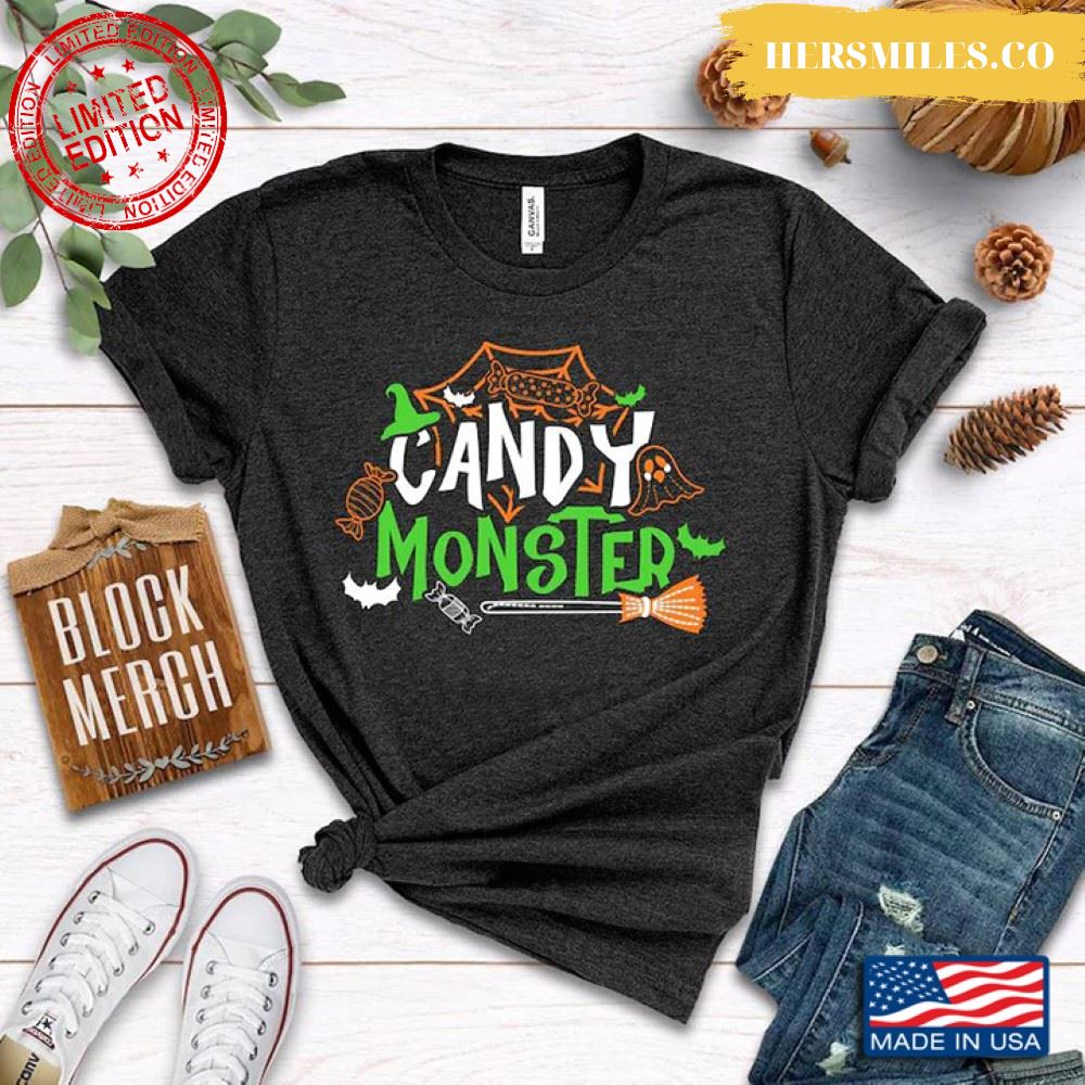 Candy Monster Funny Design for Halloween Shirt