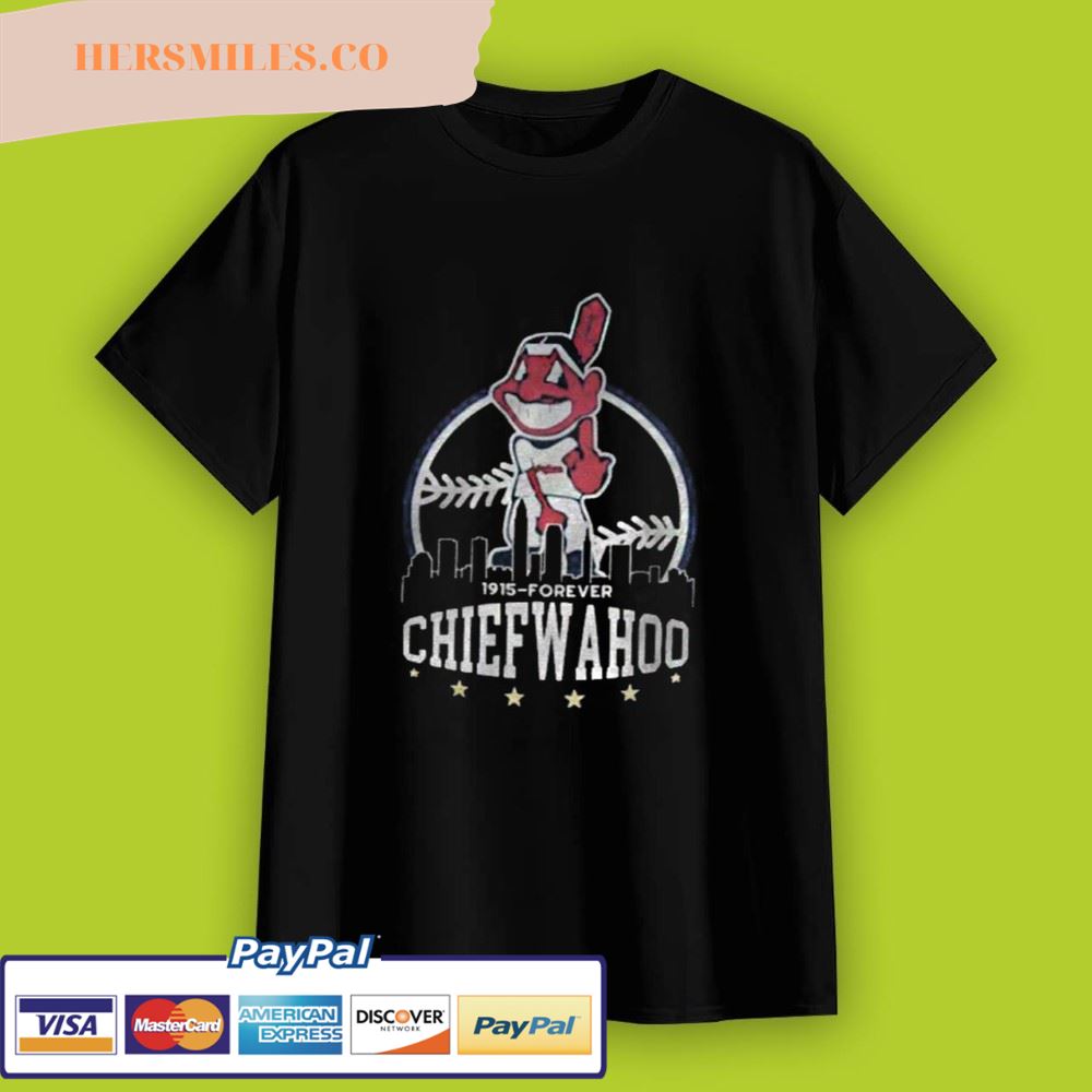 Cleveland Indians Since 1915 To Forever Chief Wahoo T-Shirt