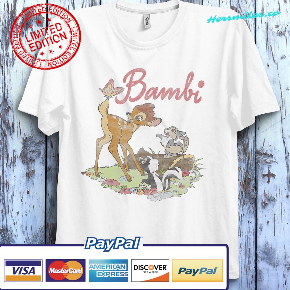 Disney Bambi Group Shot Logo T-Shirt