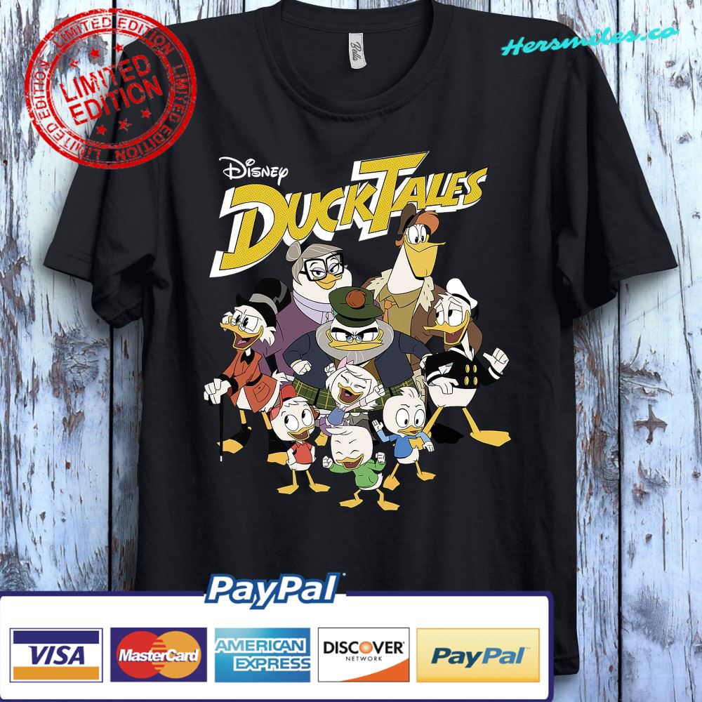 Disney DuckTales Group Shot Logo Unisex Gift T-Shirt