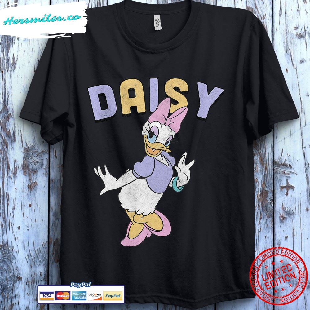 Disney Mickey And Friends Daisy Duck Simple Portrait T-Shirt