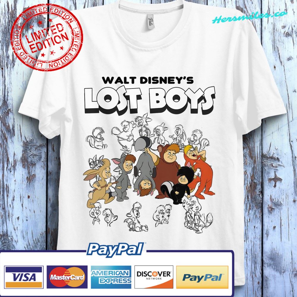 Disney Peter Pan The Lost Boys Sketch T-Shirt