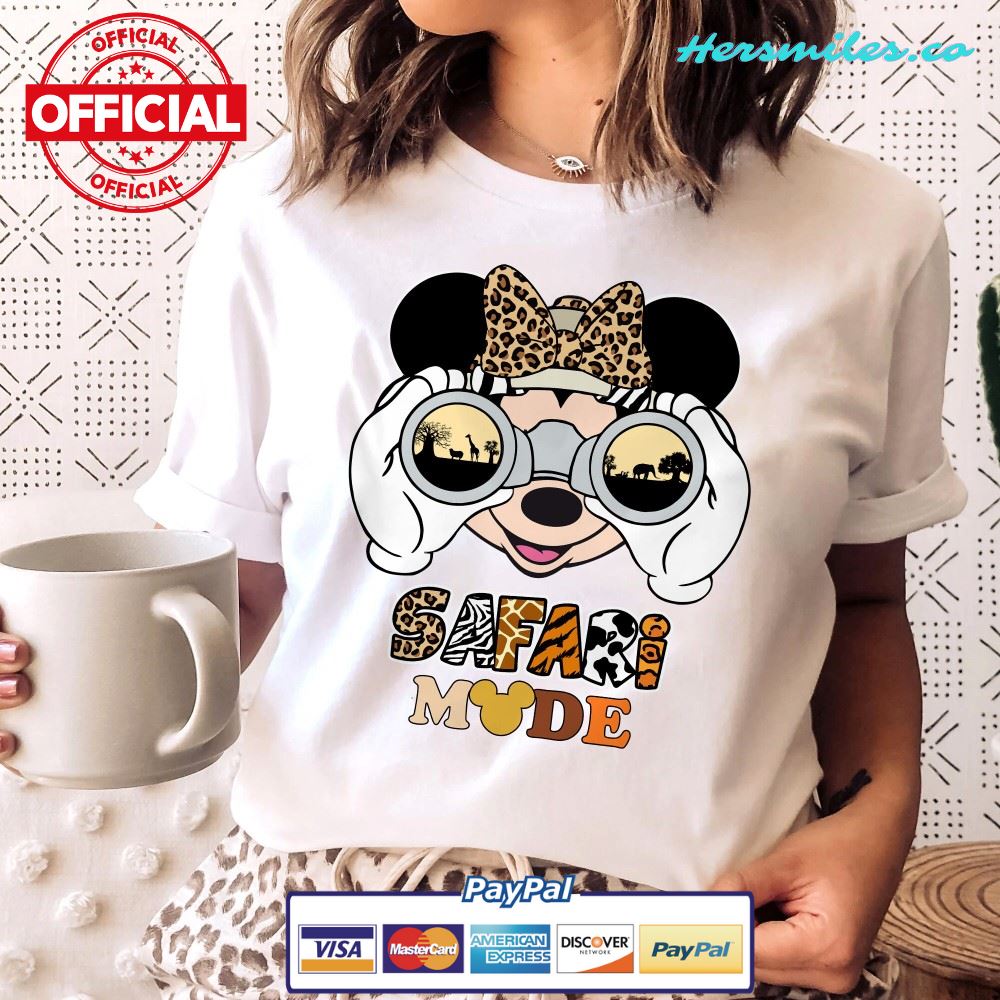 Disney Safari Mode Family Matching shirts, Animal Kingdom, Disney Mickey Minnie and Friends Safari shirts, Leopard Print, Let’s Get Wild – 2