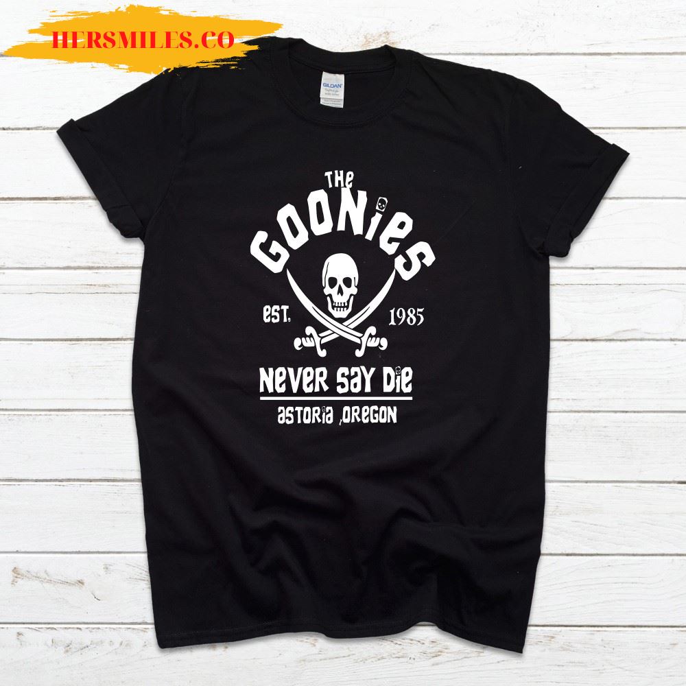 Distressed The Goonies Never Say Die T Shirt