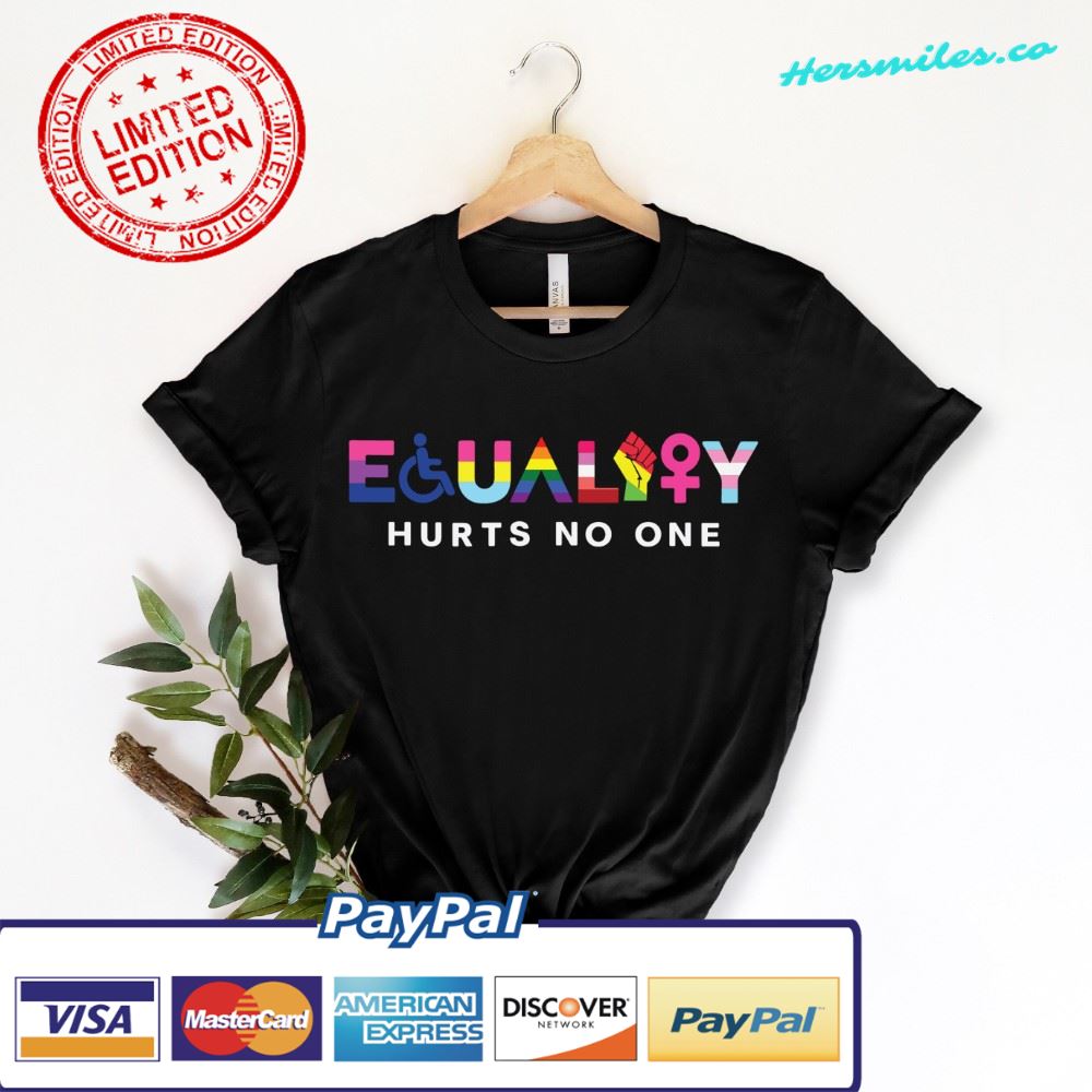Equality Hurts No One Shirt, Black Lives Matter, Equal Rights, Pride Shirt