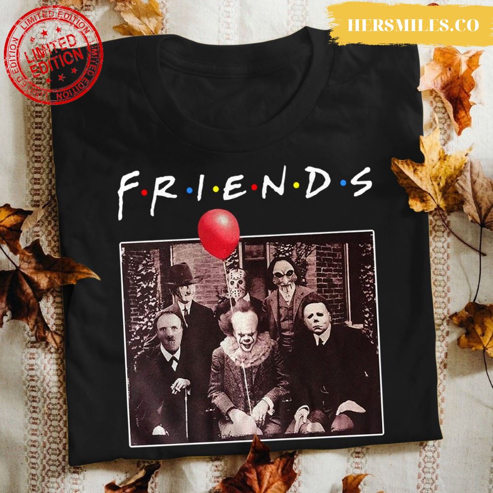 Halloween Horror Characters Friends T-Shirt
