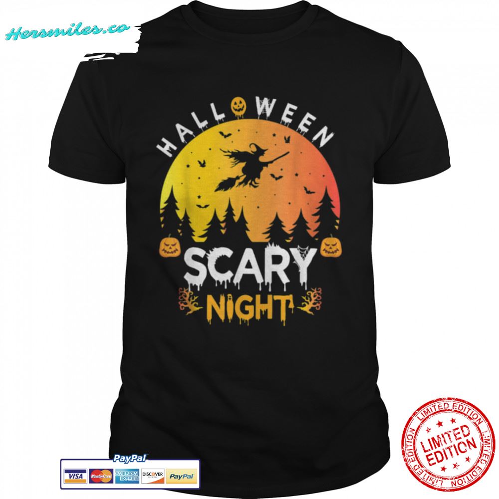 Halloween Sacry Night Funny Halloween Spooky Costume Gifts T-Shirt