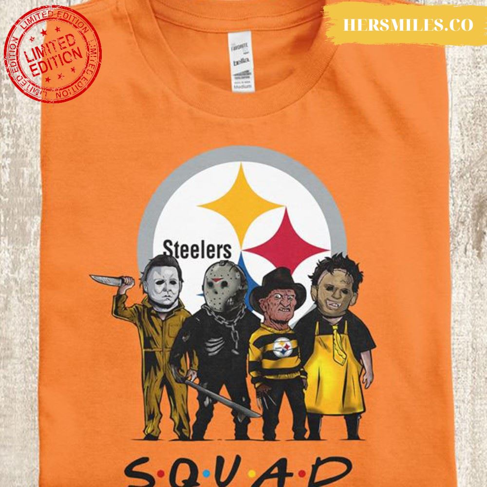 Halloween The Slasher Squad Pittsburgh Steelers T-Shirt