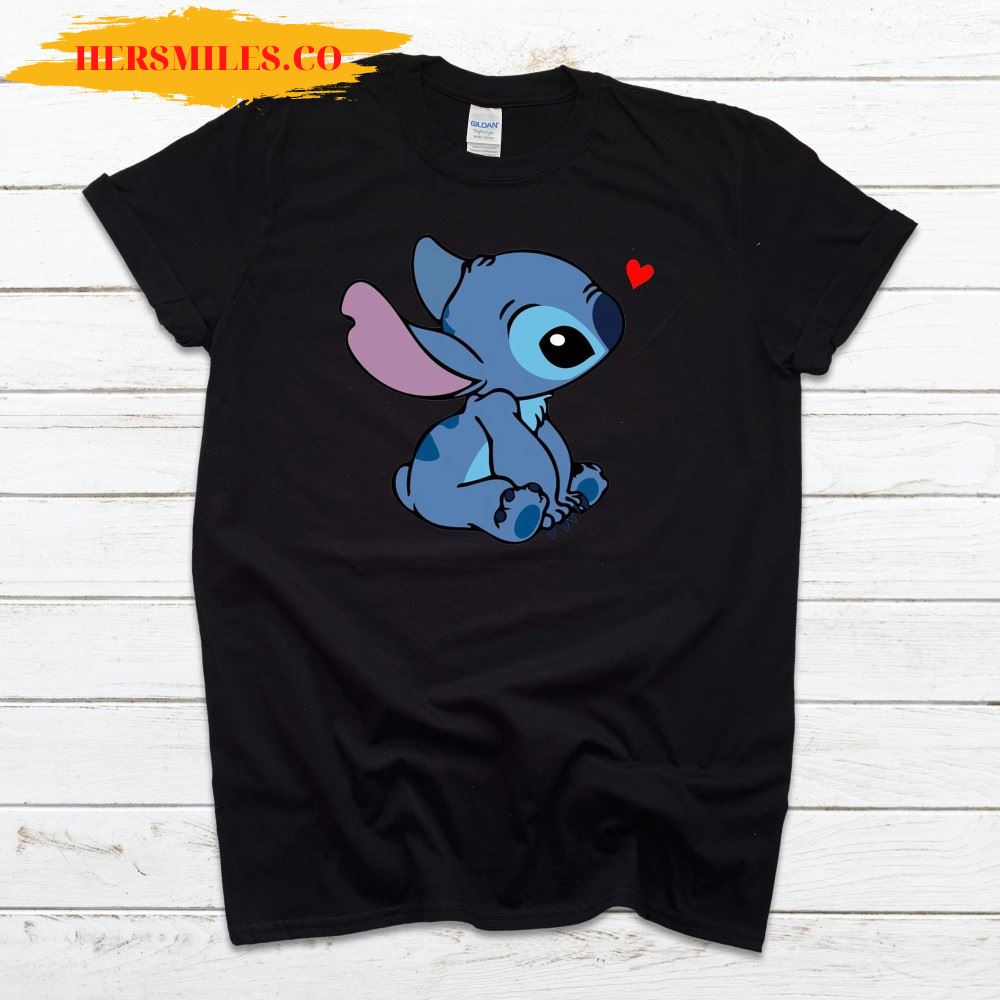 Heart Disney Lilo and Stitch Ohana T Shirt