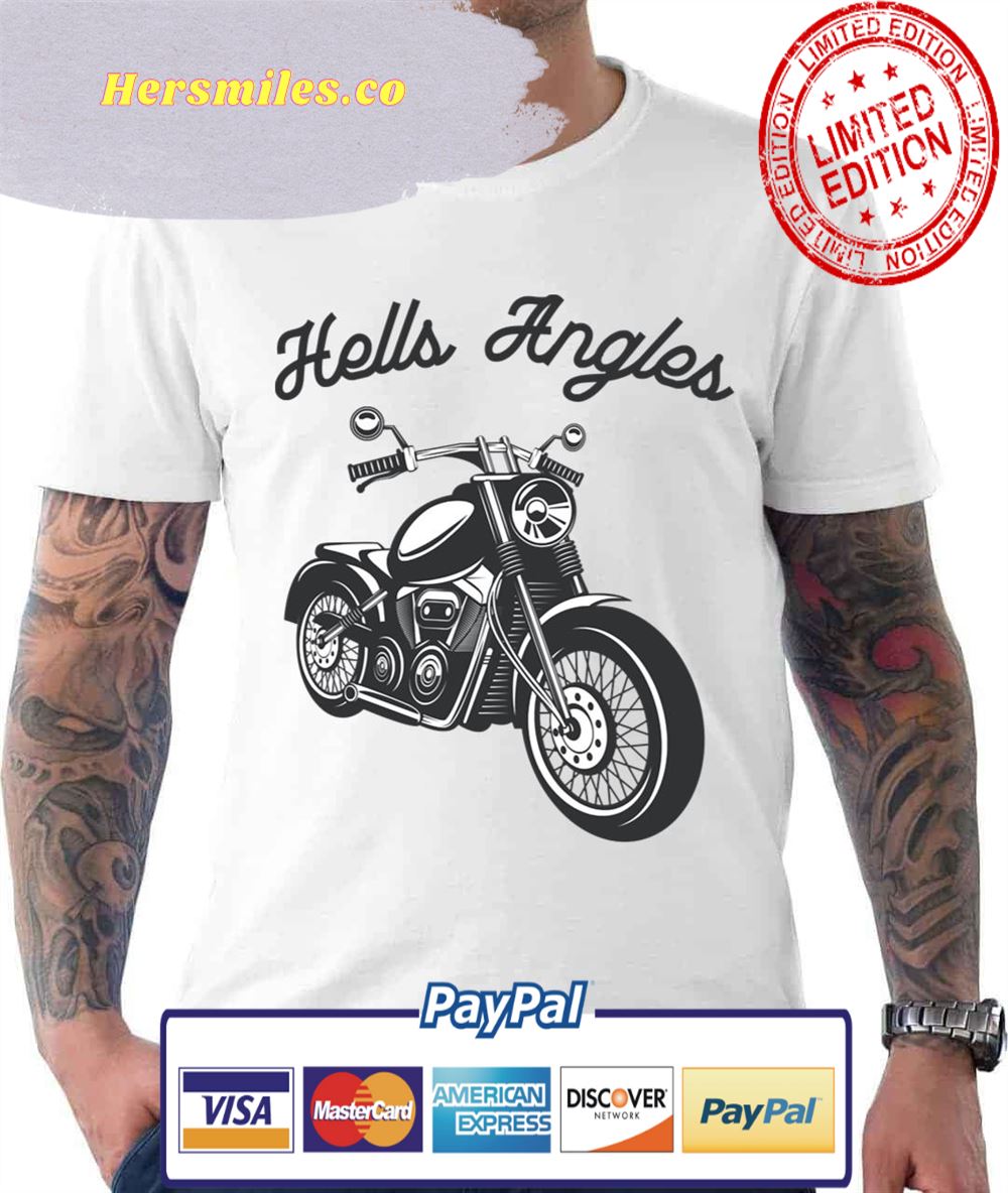 Hells Angles Biker Retro Design Unisex T-Shirt