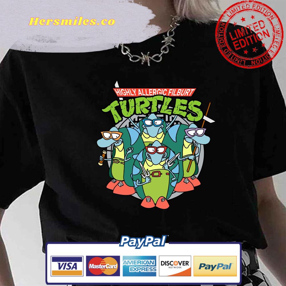 Highly Allergic Filburt Turtle Unisex T-Shirt