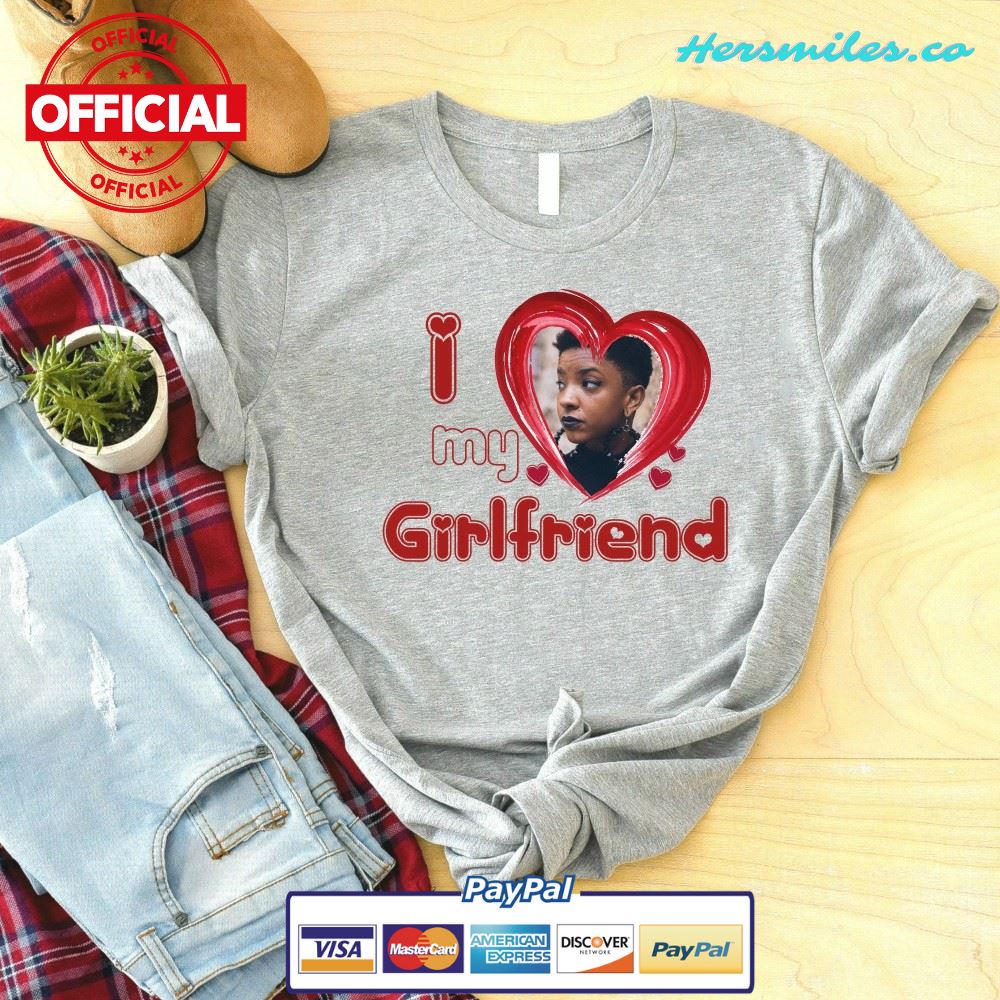 I Love My Girlfriend Shirt, Custom Photo Love Shirt