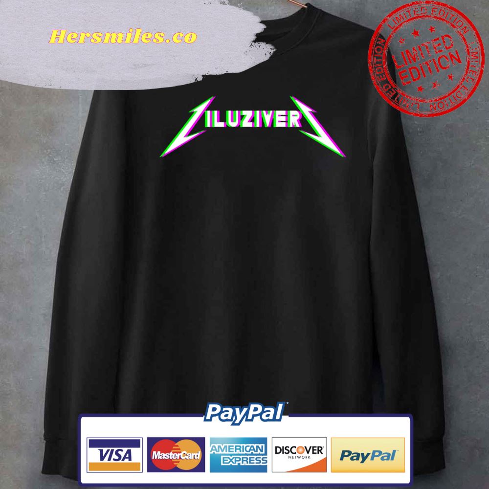 Iluziver Logo Lil Uzi Vert Metal Glitch Unisex Sweatshirt