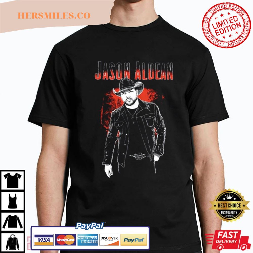 Jason Aldean Rock N Roll Cowboy Music Tour 2022 T-Shirt